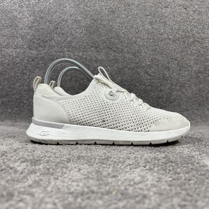 UGG Tay Women’s Size 7 White Knit Fashion Comfort Casual Walking Shoes